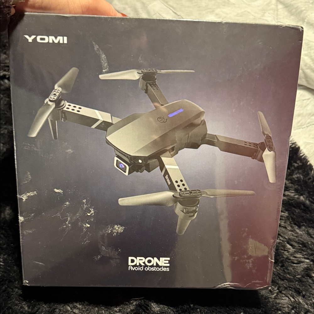 Black Drone with Camera